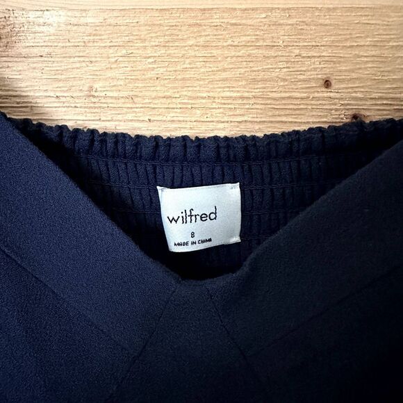 Aritzia Wilfred Novella Dress in Total Eclipse NWT - Picture 4 of 12